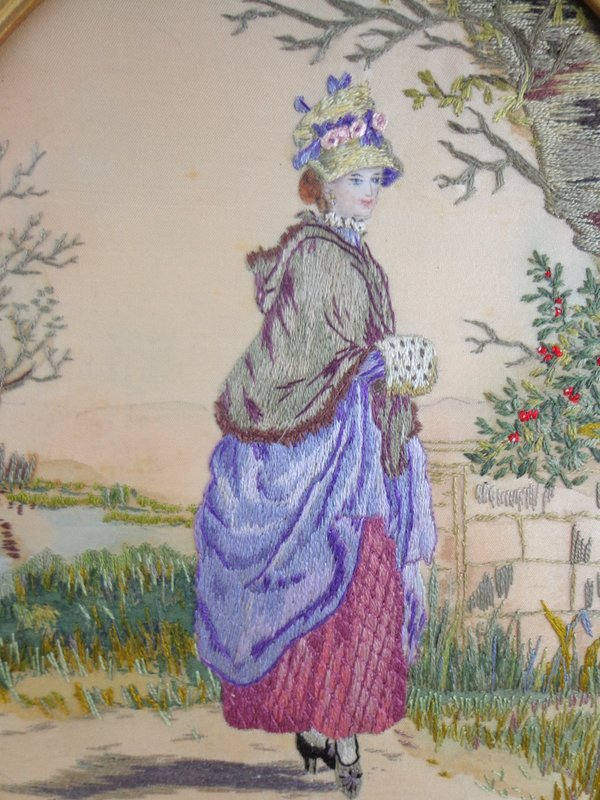 PahlaviLondon's tweet photo. Fine Georgian Silkwork Embroidery #Regency #SilkWork #AntiqueSilk #EnglishAntiques https://t.co/QoctntqjGU? https://t.co/iNCRhtpjqX