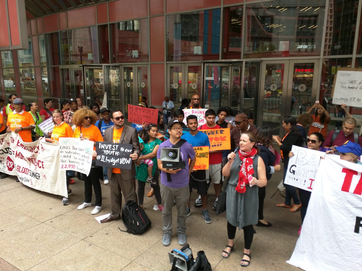ActionNowChi's tweet photo. No more tax cuts for millionaires. Fund our communities! #ILBudgetNow #ILEmergency https://t.co/aDdjL9RmIW