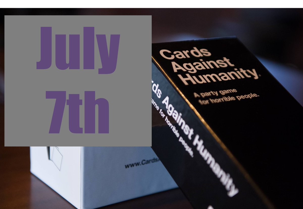 SpeedDatingPDX's tweet image. The date for our Cards Against Humanity game night has been rescheduled. #gamenight julygamenight.eventbrite.com