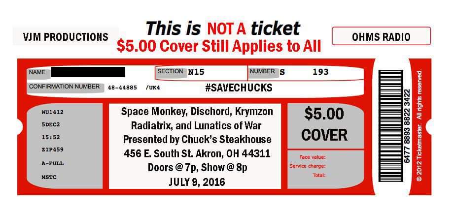 Our next show is July 9th. #LunaticsofWar #AkronMetal #Metal