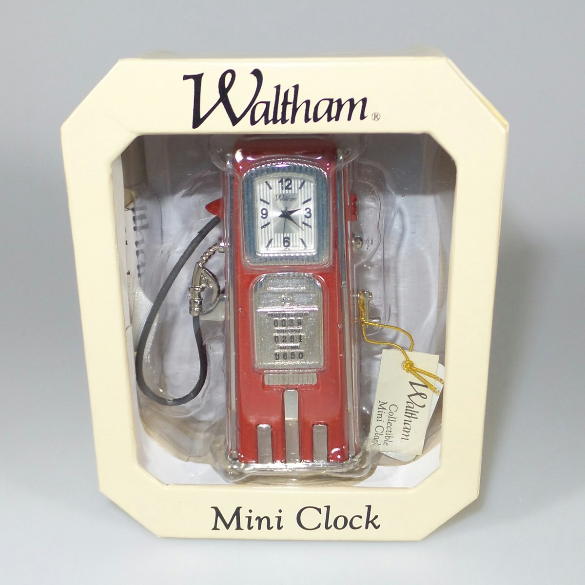 XcntricEstates's tweet image. WhAt'S NeW: NEW IN BOX WALTHAM GAS PUMP COLLECTIBLE MINI CLOCK  ebay.com/itm/-/40114623… 

#waltham #miniclock