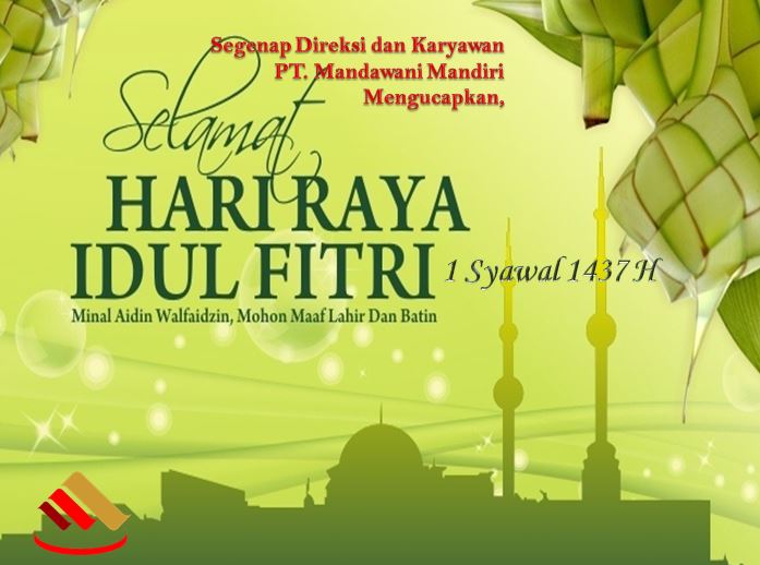 MandawaniID's tweet photo. Selamat Merayakan Hari Raya Idul Fitri 1 Syawal 1437 H.
Mohon Maaf Lahir Batin &amp; damai dihati seluruh Mandawaniers. https://t.co/trMCmQjkdo
