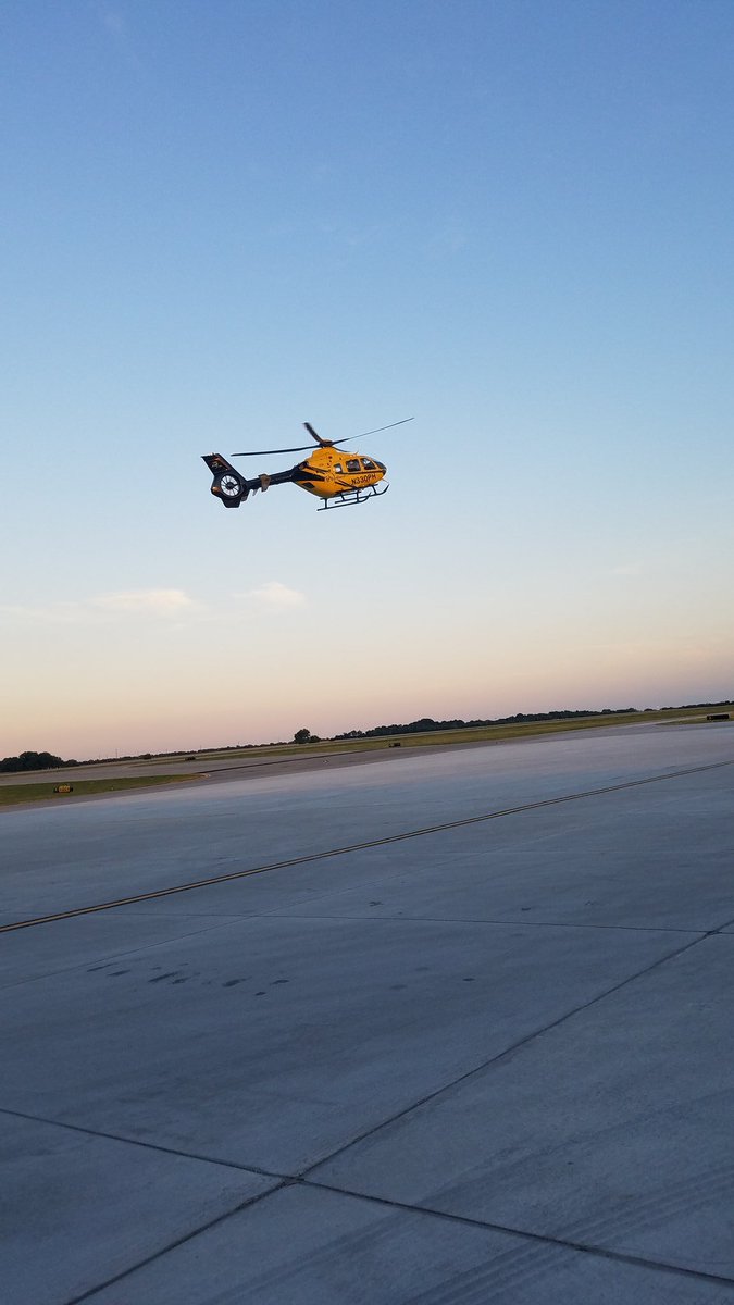 logan_hutto's tweet photo. Got to see @PhiMed2 land back at home base at mckinney national today (ft. Airport sunset) https://t.co/7HUG4VsRir