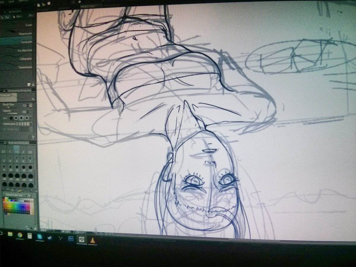 EggDev's tweet image. #Sketch of some art for Kijo. #visualnovel #gamedev #gameart #conceptart #indiedev #eroge #hentaigame #hentai