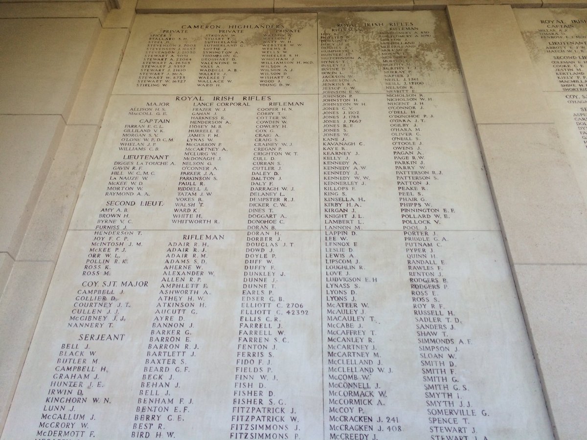 UlstersNo1's tweet photo. Their name liveth forever more 
#Somme100 https://t.co/3vDSYOy1lW