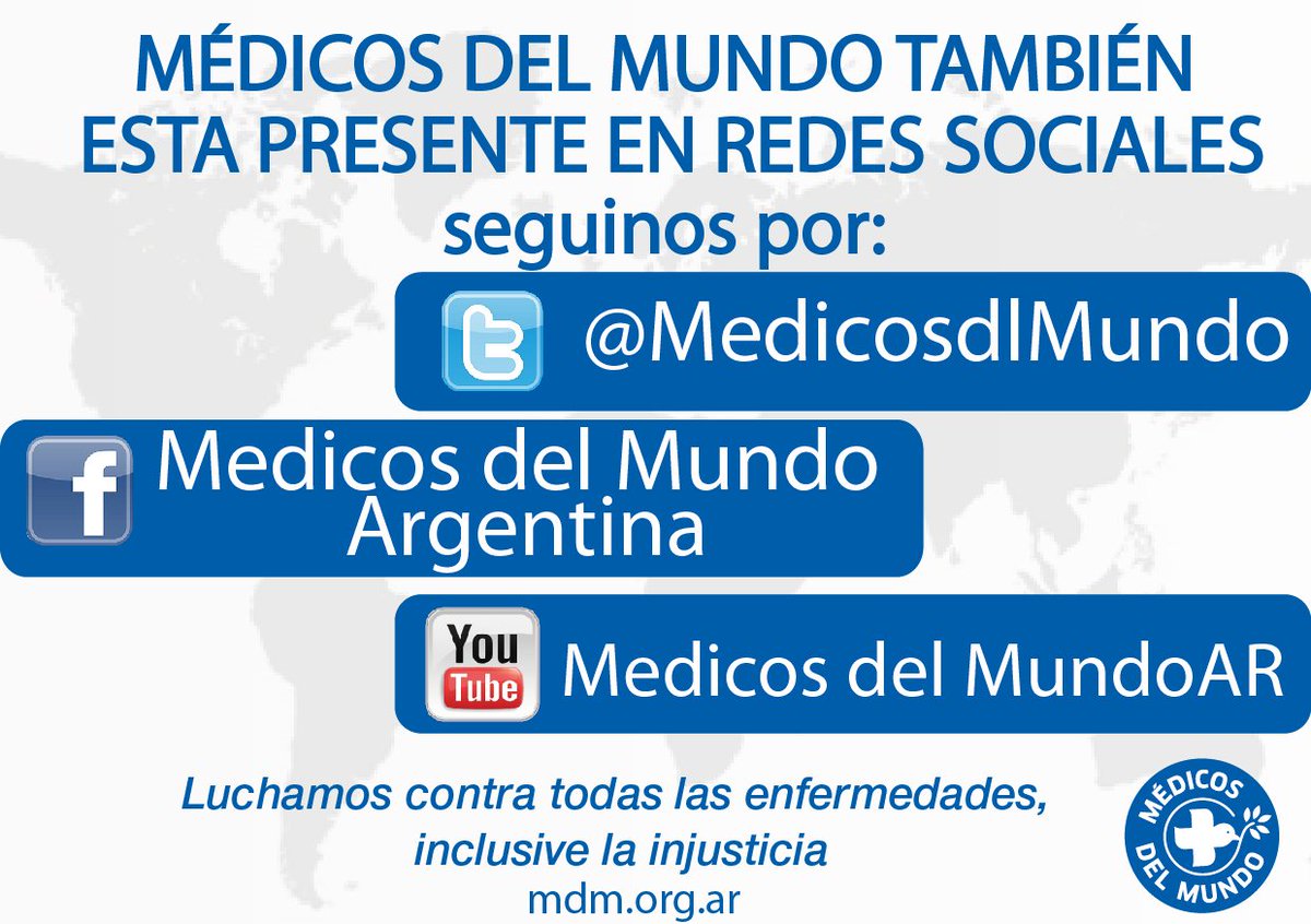 MDMLatamyCaribe's tweet photo. Seguinos en redes sociales y ayudanos a difundir nuestro trabajo!! @RTSolidaridad @LinksSolidarios @ArgCorazones https://t.co/vrGSruqE4c