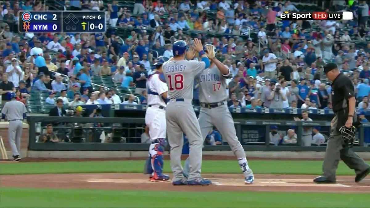 _LiveMLBScores's tweet photo. @Cubs lead 2-0. #MLB https://t.co/pMkOfCbjDv