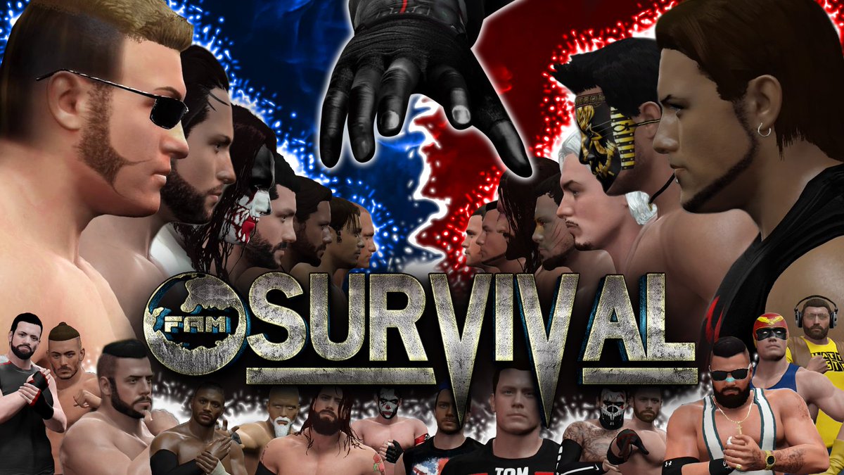 WWEgames's tweet photo. It's that time again! @xFaMxHD is streaming #FaMSurvival July 2 featuring #WWE2K games! Info:https://t.co/2KKmoAcjmP https://t.co/DyFu7q0Rof