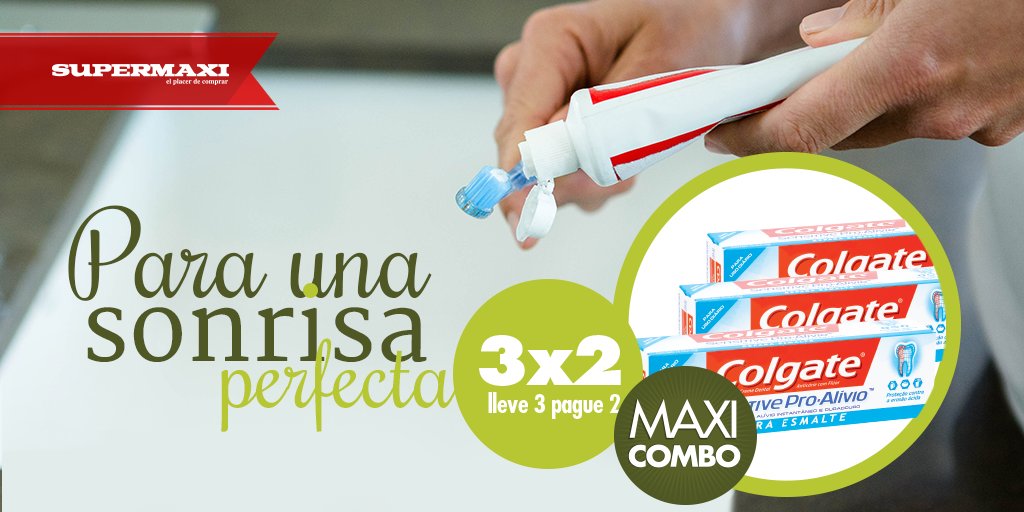 SupermaxiEcu's tweet photo. Cuide su salud dental y aproveche nuestros #Maxicombos en productos Colgate: https://t.co/oteTRyImq7 https://t.co/P9vtufz3FT