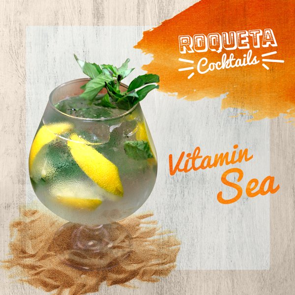 RoquetaMX's tweet photo. ¡Todo es mejor con un cocktail!, por eso te invitamos a probar nuestro "Vitamin Sea" creado con mezcal 400 conejos, https://t.co/v8oKkqCfyx