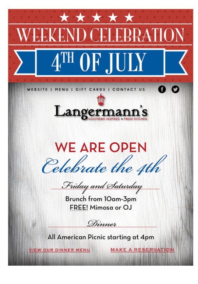 Star Spangled Specials! bit.ly/295yjiL