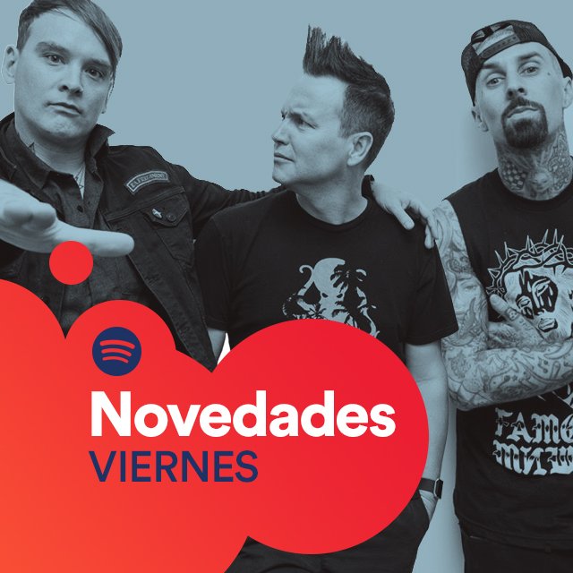 El #NovedadesViernes llega con lo nuevo de <a href="/blink182/">blink-182</a>. ¡Escúchalo ahora! 👉🏽 spoti.fi/298bltN