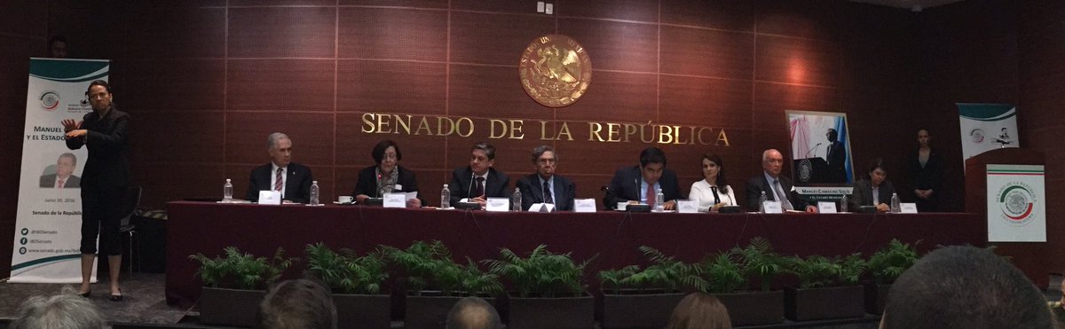 ReneJuarezA's tweet photo. En el #Senado de la República, homenaje a un año de su partida, "Manuel Camacho y el Estado Mexicano"  @IBDSenado https://t.co/7nB2UWuk7R