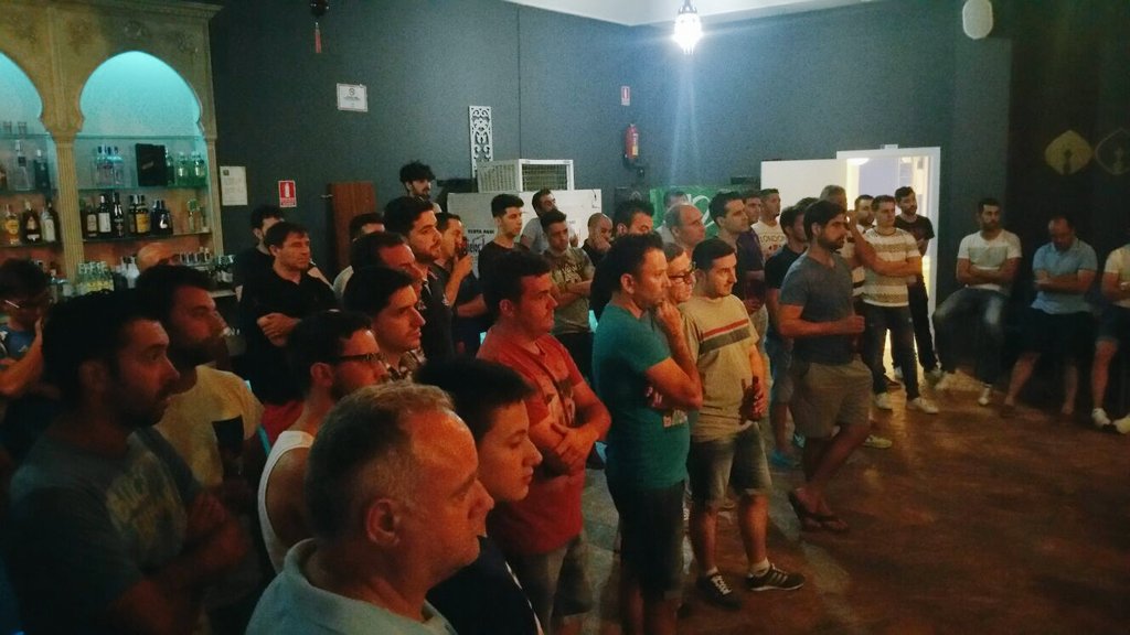 PBeticaArahal's tweet photo. Buenas y verdiblancas  noches! 
Éxito en la primera reunión informativa abierta a todos los socios/as, GRACIAS!💚💚 https://t.co/qZQEnioXMG