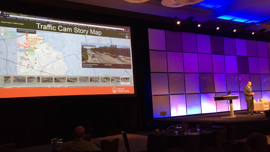 arinigeo's tweet photo. Proud to support City of Santa Clara's CIO talk on Leveraging Enterprise GIS at the 2016 Esri UC. @EsriUC @arinigeo https://t.co/cTFk6MBiew