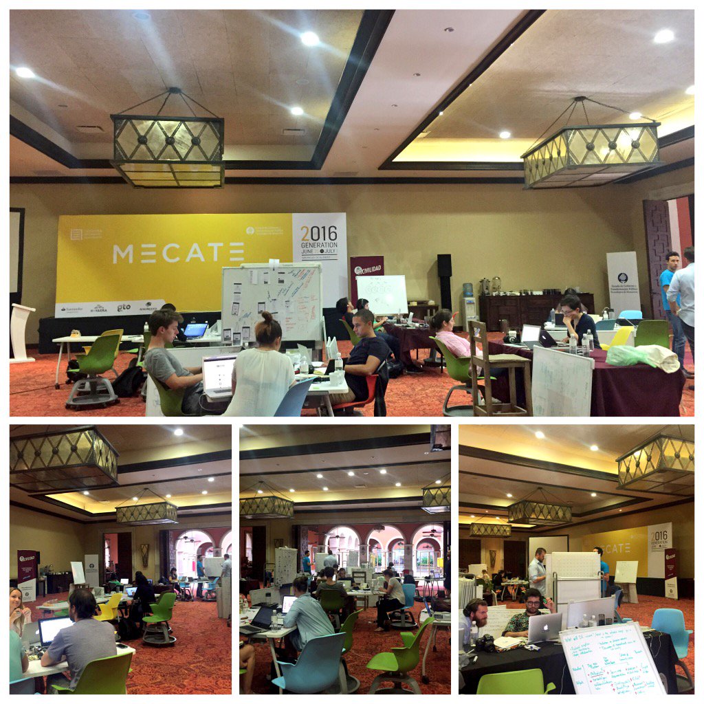 LETEmprende's tweet photo. Our #MECATEROS getting ready for the trail pitches at #MECATE2016 https://t.co/JwBKBAj0z2
