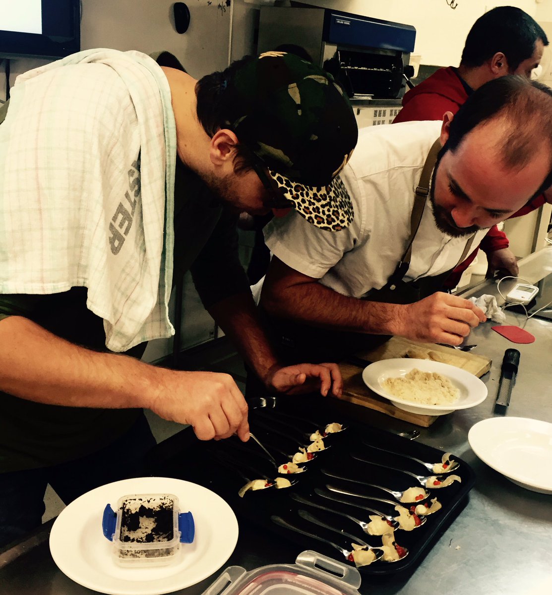 kellibrett's tweet photo. Love this "I sit down & eat with my team everyday" @giuliosturla #fooddesign2016 https://t.co/pEEsj1tCYp