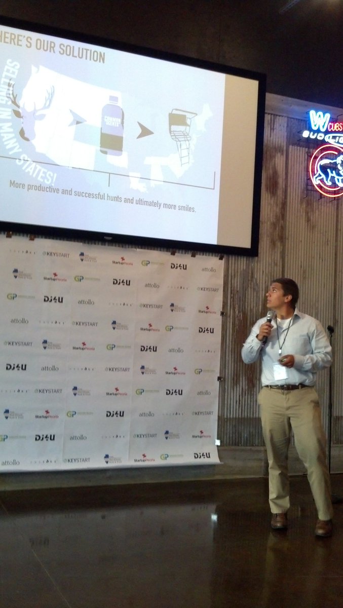 Jacob &amp; Common Scents goes 1st tonight at #KeyStart with a new scent product for deer hunting.