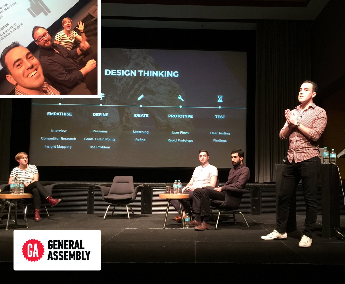 AdhamDannaway's tweet image. Was great to speak about design thinking at @SydneyGA's Design in motion event last night 😃 #designinmotion #design