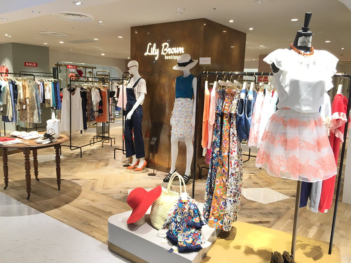 福岡parco 福岡パルコ 本日よりグランバザールスタート 本館2fリリーブラウンは 全商品40 30 Off 一部除外あり
