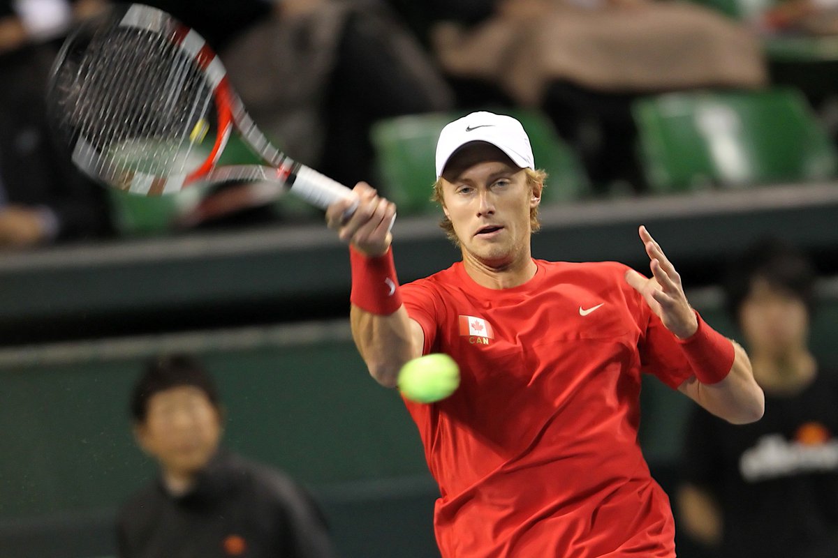 SaskatoonRBTC's tweet photo. A former no.1 in Canada, Peter Polansky has been as high as 122 in the world! #HBTC2016 #BMO #Proathlete #MensTennis https://t.co/PgNwYQrxrM