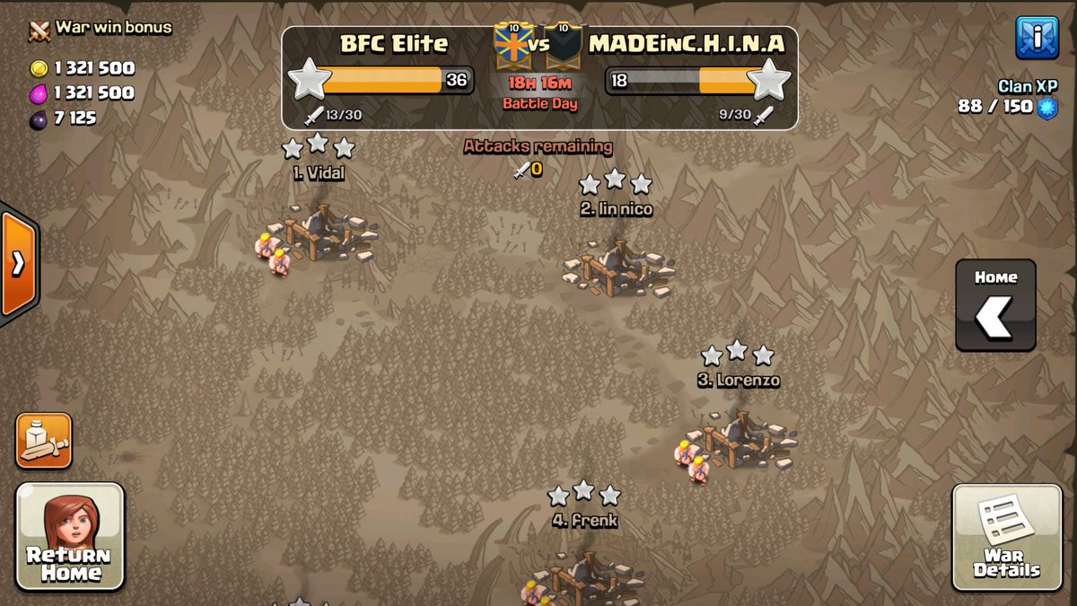 bfcelite's tweet image. 6hrs in, 12-for-13 on 3* attacks including 2 11s and 2 10s. Only three low 9s remain. #pursuitofperfection