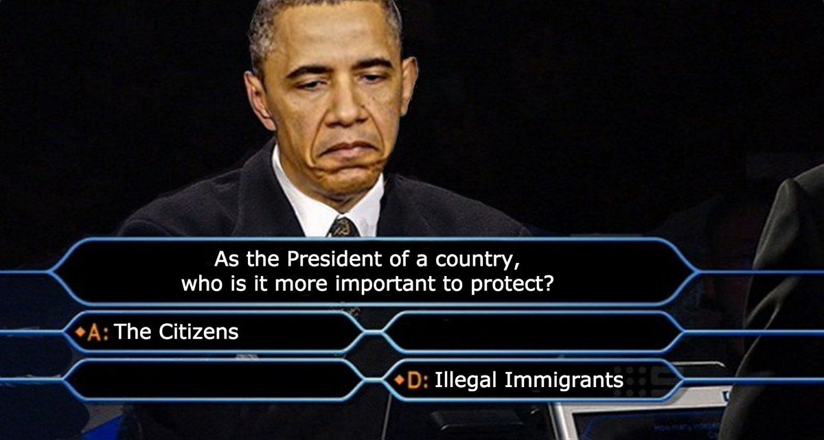 LyingLiberal's tweet photo. When your priorities are off.  #Obama #Lameduck #Worstever #Hedchooseillegals https://t.co/iOUEtmMc7i