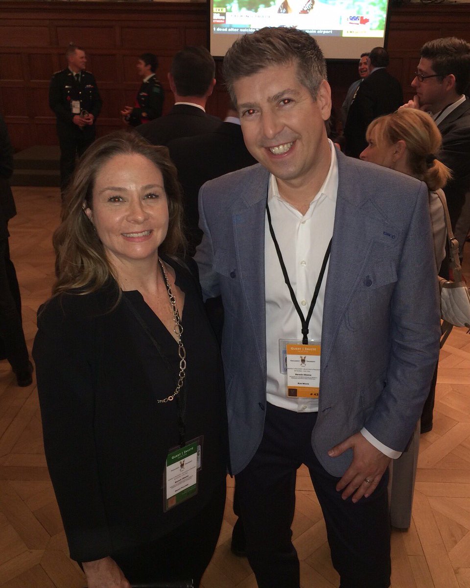 debmccain's tweet photo. #SPOTTED Canadian designer @RonWhiteShoes with actress #MeganFollows at #NALS2016. #ObamaCAN #RonWhiteShoes https://t.co/PzYm2o8Oke