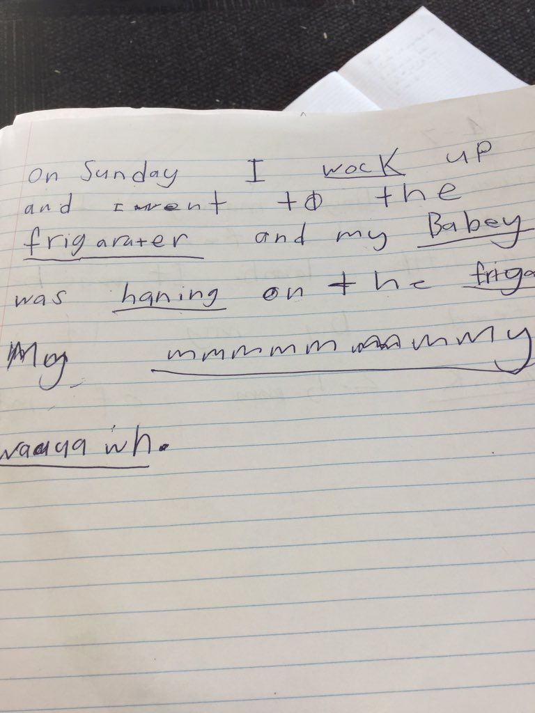 coolkiwikids's tweet photo. Zac: look at my writing stamina graph. I am writing mor words in 5 min. https://t.co/NvzOMO9myD