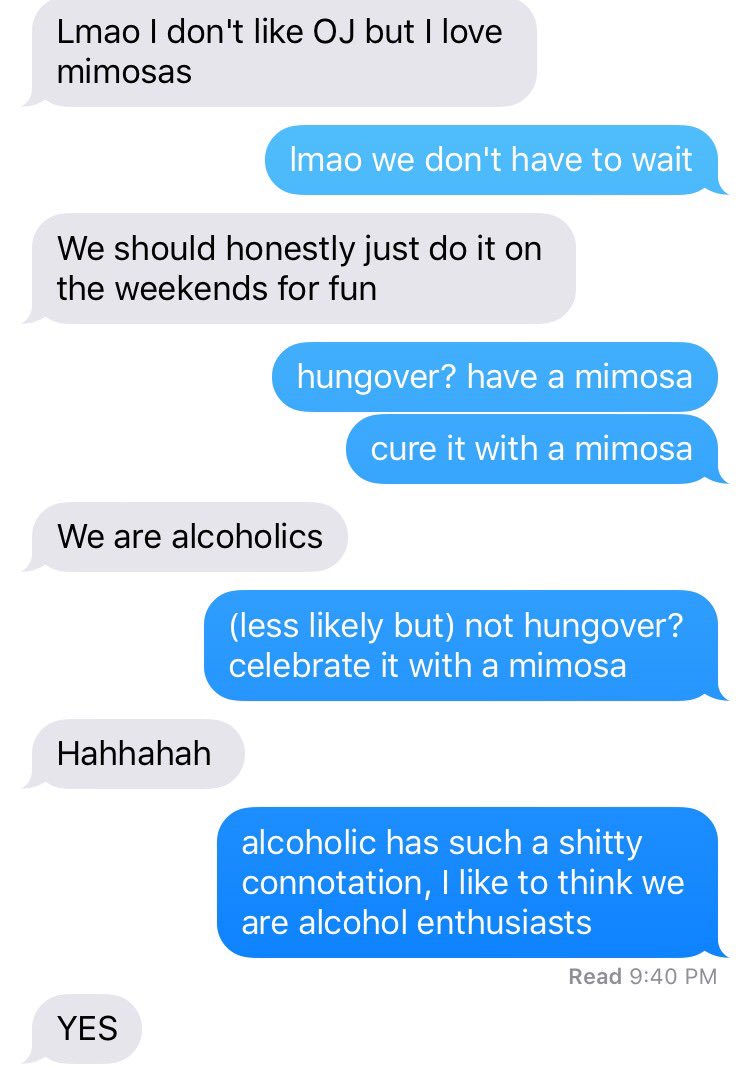 SACattackk's tweet photo. #SACqotd DOSES AND MIMOSAS sluts happy thirstday 🍹 https://t.co/bIiNhbyvGZ