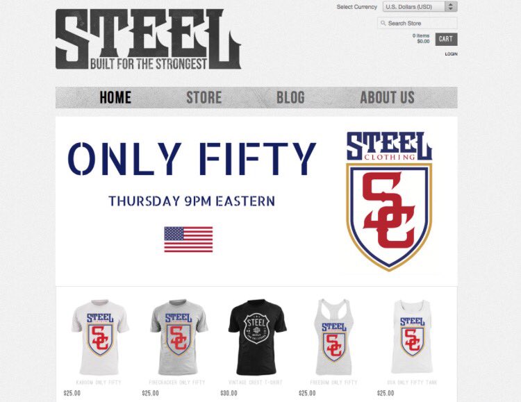 Steel_Clothing's tweet photo. https://t.co/GQqmLEfRMS #ONLYFIFTY https://t.co/kGGlQYAocd