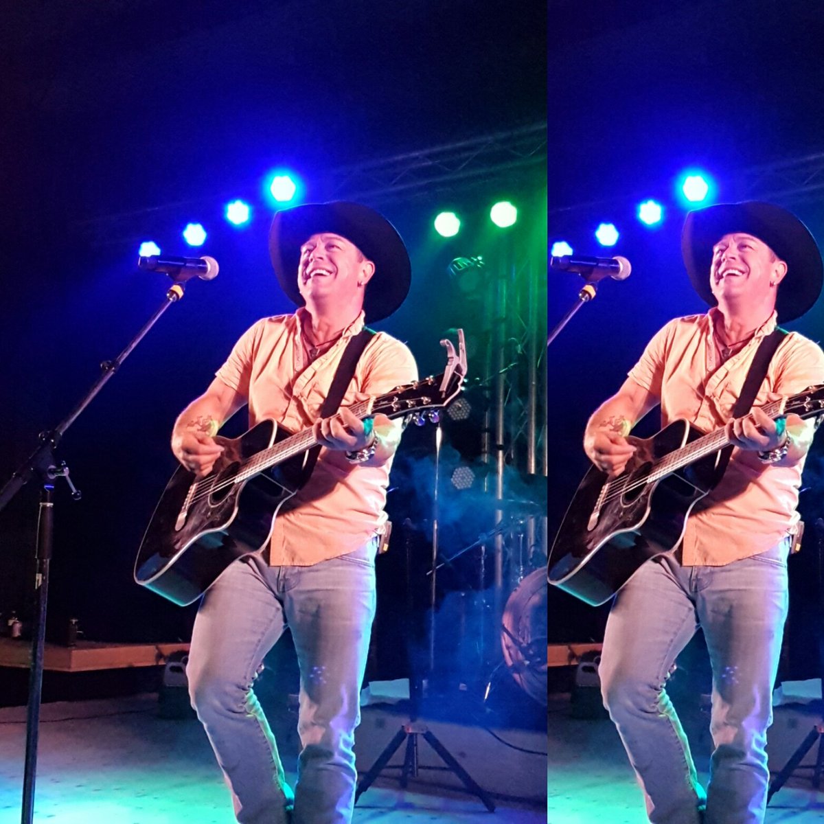 cbaxter95's tweet photo. Super impressed with the camera on my #GalaxyS7. It was all smiles at #teslinrockscountry with @AaronPritchett https://t.co/NgdZTLw4Xd