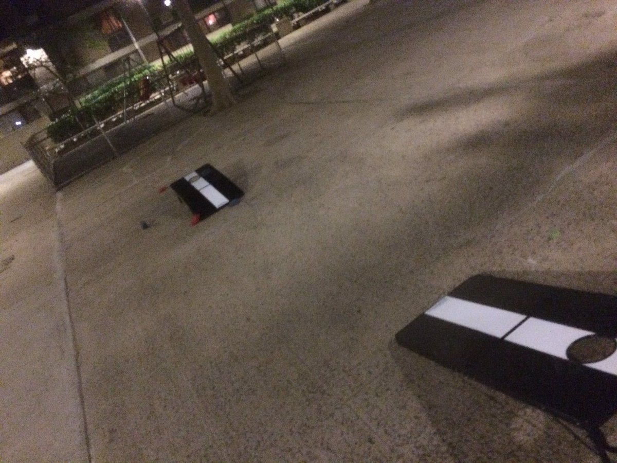 Mycotoxicjoy's tweet photo. Great new cornhole tables from @PartyPong https://t.co/pj3fAtEPbV