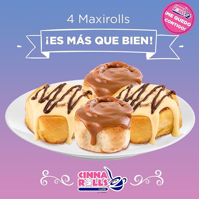 elrecreocc's tweet photo. Ven y disfruta de estos exquisitos #Maxirolls de @cinnarolls Visítalos en el nivel C3 de tu #CCElRecreo https://t.co/jsCXA5YFZL