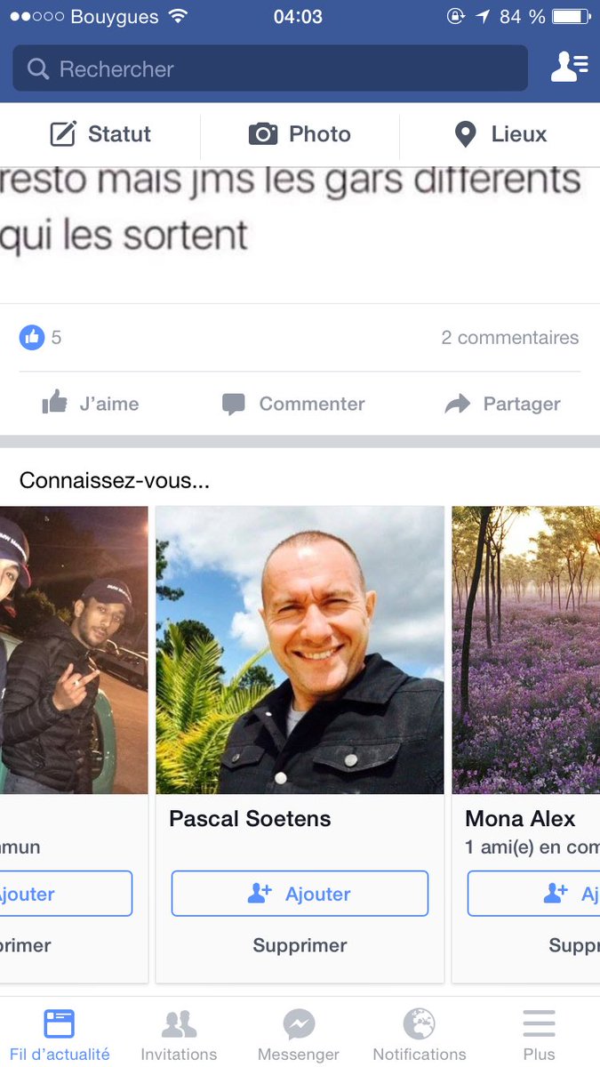 Wahiba0's tweet photo. Ahhhhh! Je suis cuite, zerma y'a Pascal le grand frère dans mes suggestions d'amis 😂😂😂😂😂 https://t.co/NljnXeKVHi