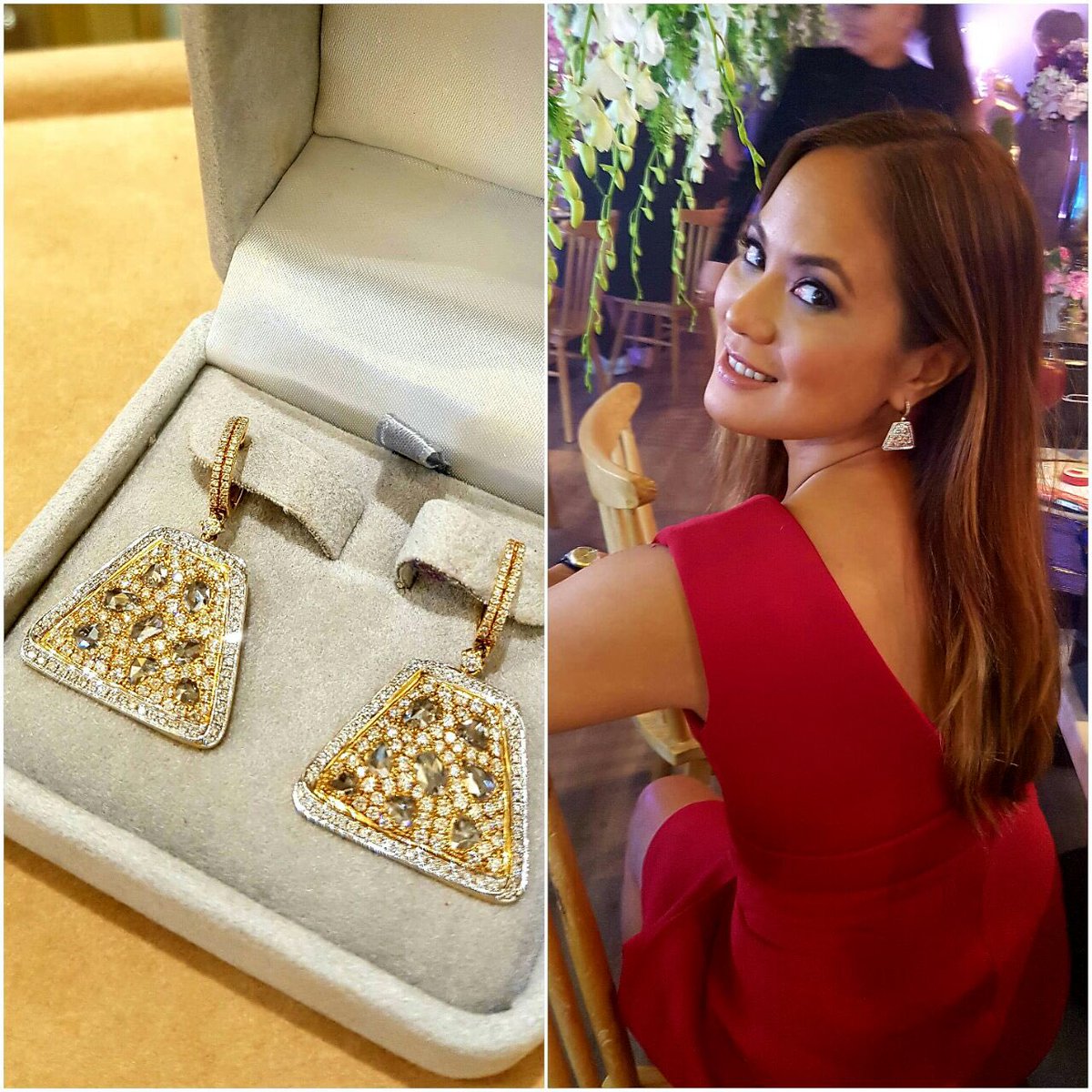 AzizaCollection's tweet image. My earrings last night ✨ #RuffasWorld #RuffasTravelTales