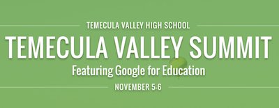 2016 Temecula Valley Summit! Register now for Early Bird! <a href="/TVUSD/">Temecula Valley USD</a> <a href="/caedchat/">California EdChat</a> bit.ly/1OAhSsc