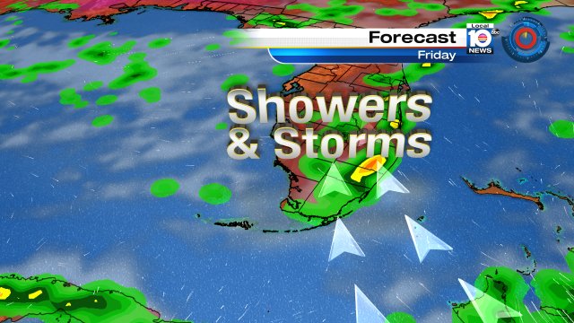 It's a familiar forecast for #SOFLO as the 4th of July weekend begins:  Hot & Humid with Storms in the mix. https://t.co/kgfUTf8r0z