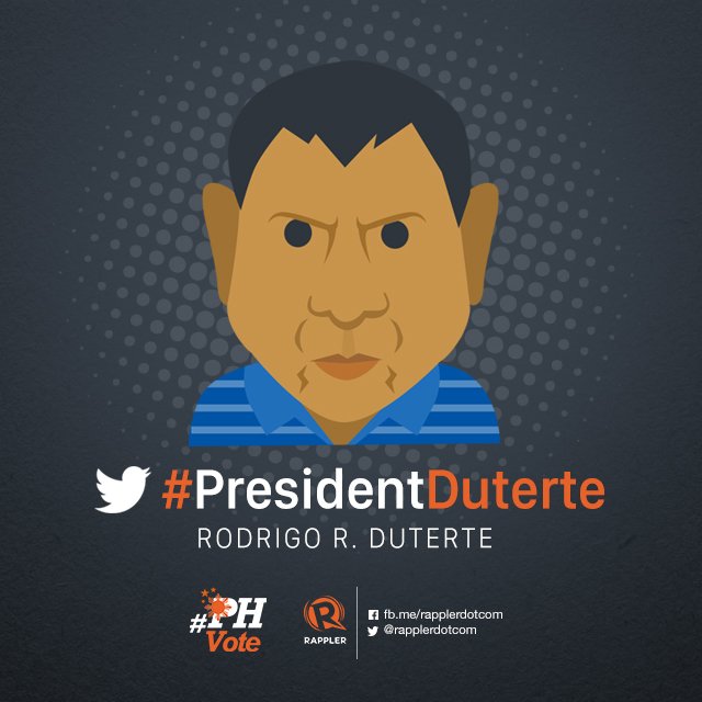 rapplerdotcom's tweet photo. Rappler, Twitter launch #PresidentDuterte emoji https://t.co/I6xDF9TCCv https://t.co/DF7Jtm3z4S