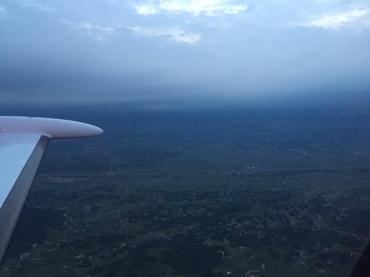 AshleySchickTX's tweet image. Flying into an overcast Denver, looking a little more like Ireland! 😂✈️ #CO #EclipseJet