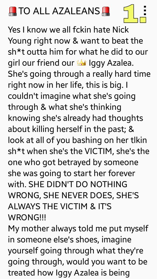 kaylanechole's tweet photo. π¨PLEASE FORWARD THIS MESSAGE!π¨ #WeLoveYouIggy #LeaveIggyAlone #AzaleanForever β€ https://t.co/ujDWU1qwBK