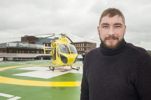 HelipadAppeal's tweet photo. Daniel knows how important helipad and A&amp;E Team is. They saved his life after bike accident https://t.co/6Xkq5AAc3L https://t.co/RxckWezDzr