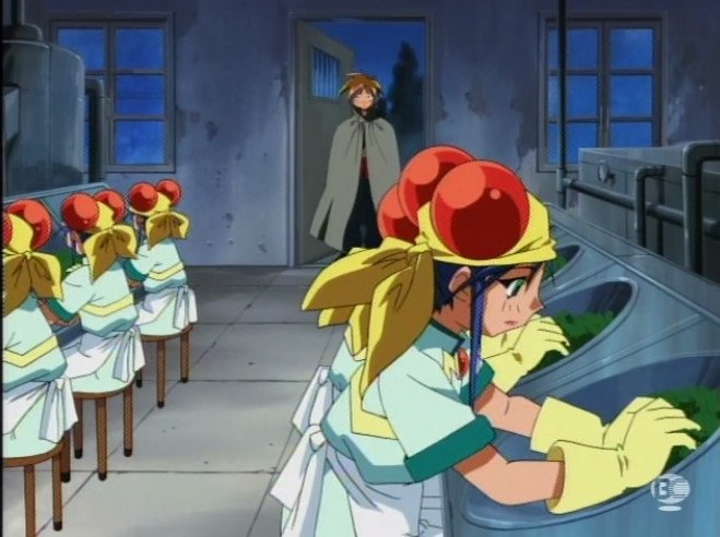 Twitter 上的 七井史門 梶原作品にハマりだす 第17話で小樽がライム達を売ったブローカーを突き止めて彼女の居場所を探るネタだが その結果ライムをみつけたはいいが同型の別人だったという無情なオチが しかしライムはそれだけ量産されていたことは意外だ セイバー