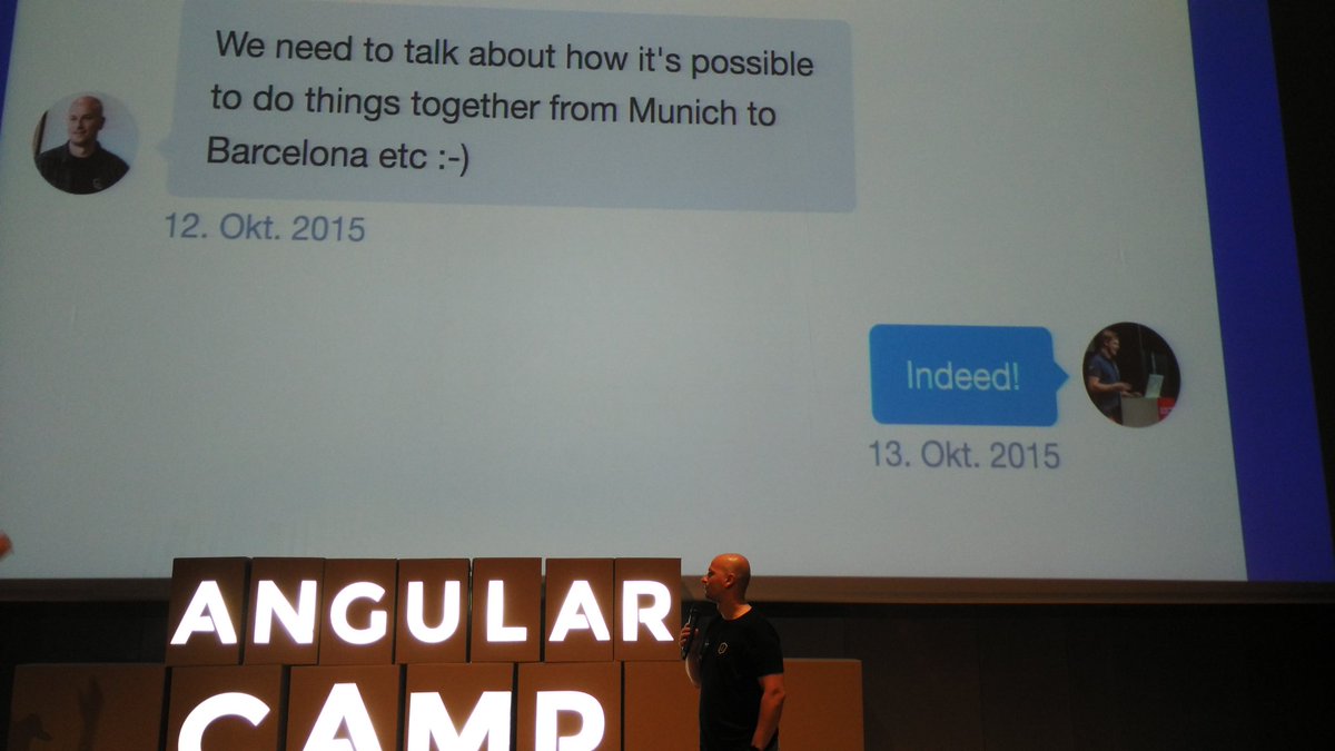 elecash's tweet image. This is starting!! #AngularCamp