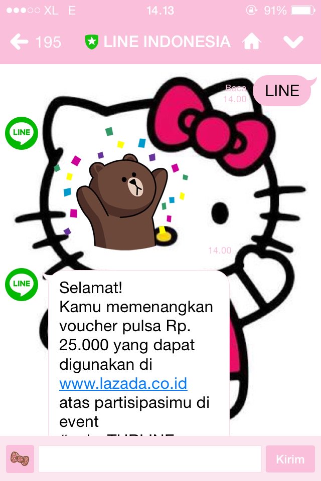 NithaNPratiwi's tweet photo. Terimakasih @indo_line , btw aku belom ngerti cara penukarannya min https://t.co/hsodycJpW5