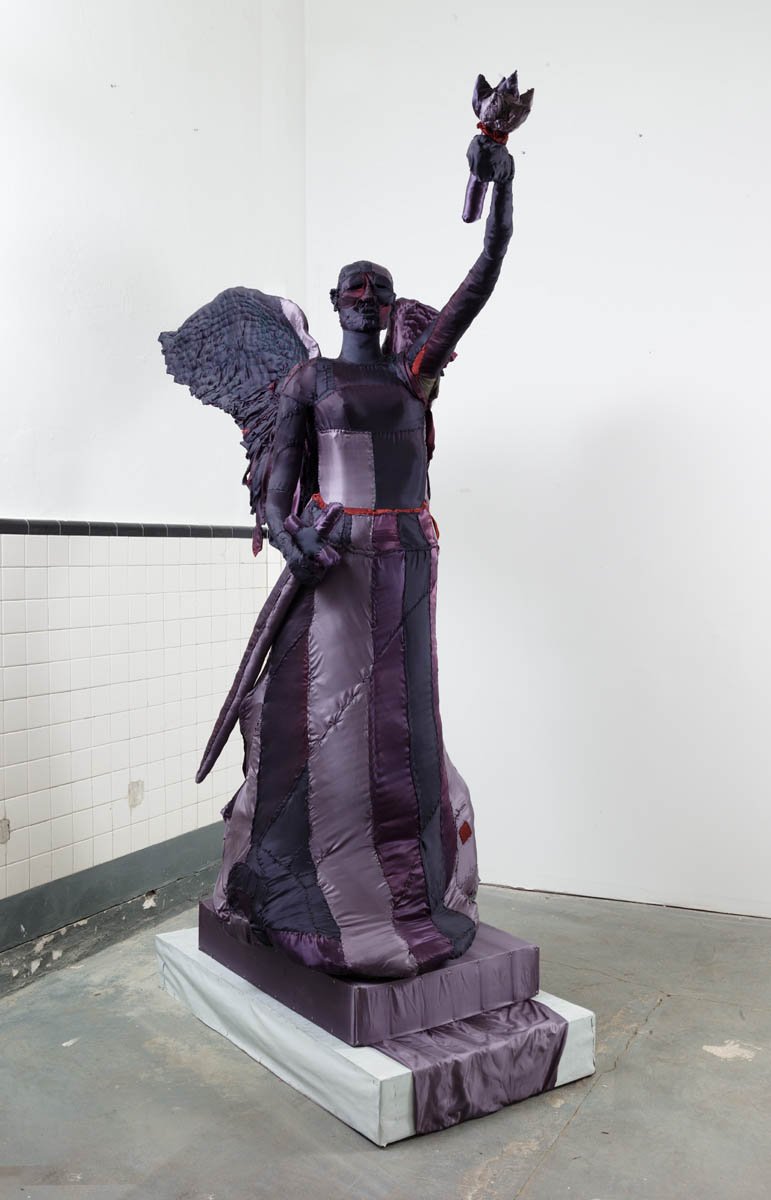 krisztinavigh's tweet image. Dakotah Savage:#Angel,2014/15
wire,batting, #polylining, #threads #contemporaryart #sculpture #Liberty #NewYork