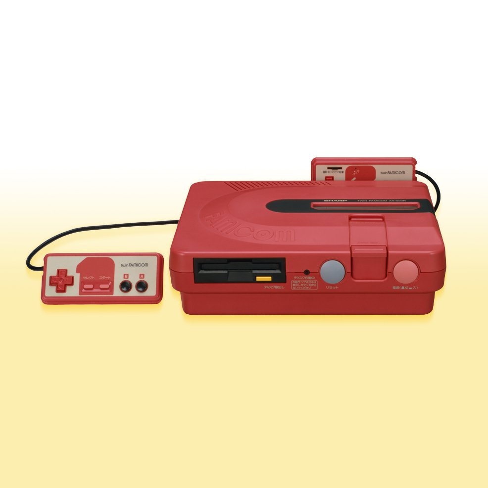 SHARP_JP's tweet image. （´-`）.｡oO（ツインファミコンよ、30歳のお誕生日おめでとう）