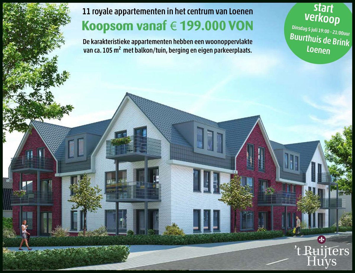 5 juli om 19.00 uur in dorpshuis de Brink in Loenen gld aftrap van de verkoop‼️