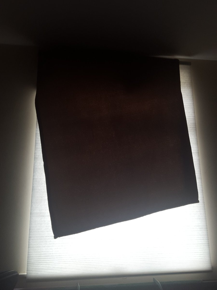 raetcollinson's tweet photo. Trying (and failing) to have a sleep in, wonder why... #stupidblinds #smallblanket https://t.co/2U5O0BG2xp