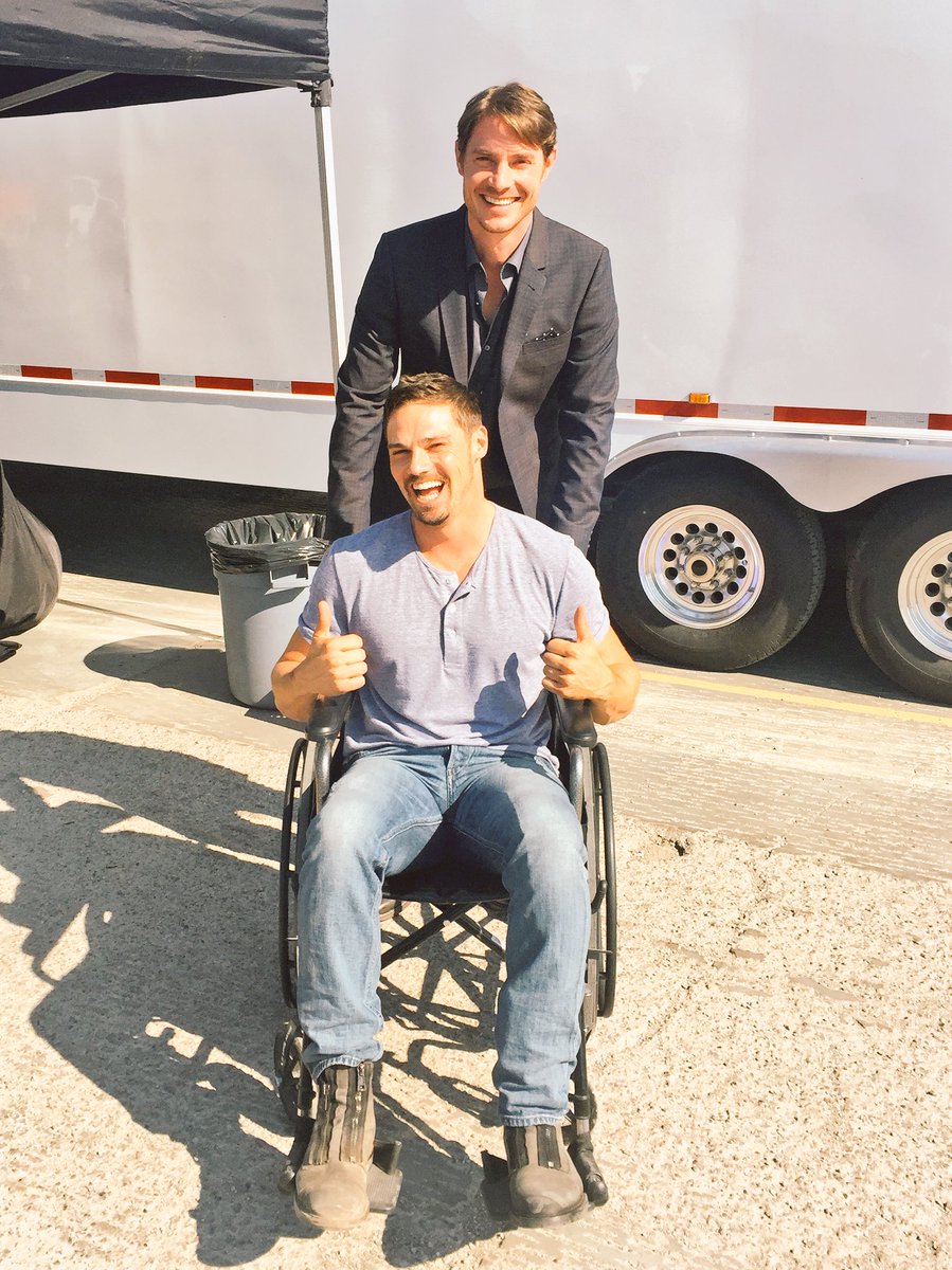MrMaxBrown's tweet photo. Exclusive behind the scenes shot! #BATB @JayRyan twisted his ankle and still soldiered on! Always a Pro! https://t.co/mv9MVLnl4k